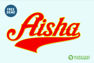 Aisha: A Victorian Script Typeface for Editorial Design