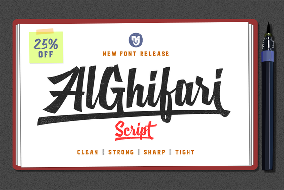 AlGhifari Script: A Typeface for Handmade Brands