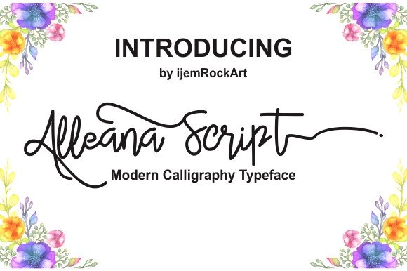 Alleana Script: A Modern Typeface for Branding