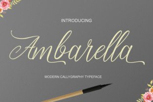 Ambarella Font: A Modern Script for Handmade Brands