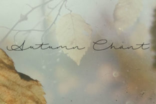 Autumn Chant: A Handwritten Font for Editorial Warmth