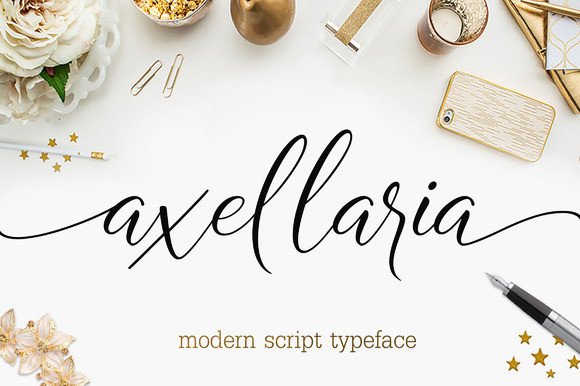 Axellaria: A Fresh Script Font for Brand Identity