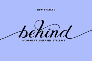 Behind Script: A Polished Typeface for Brand Identity