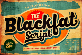 Blackfat Script: A Bold Typeface for Editorial Impact
