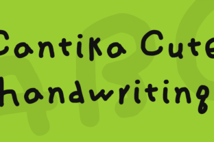 Cantika Cute Handwriting Font for Editorial Design