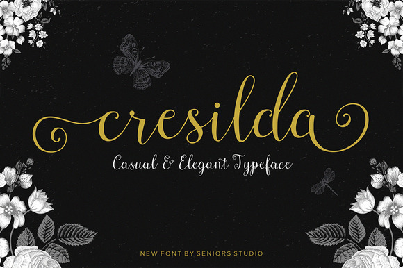 Cresilda Script: A Handwritten Font for Branding
