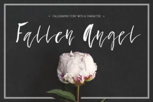 Fallen Angel: A Modern Script Font for Editorial Design