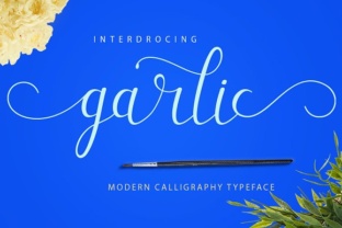 Garlic: A Handwritten Script Font for Web Design
