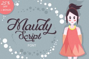 Maudy Script: A Handwritten Typeface for Editorial Design