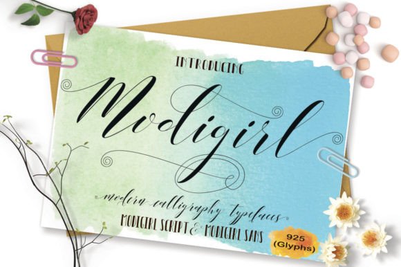Modigirl Script: An Elegant Typeface for Editorial Design