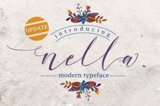 Nella Script: A Modern Calligraphy Typeface for Branding