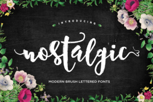 Nostalgic Script: A Modern Typeface for Editorial Design