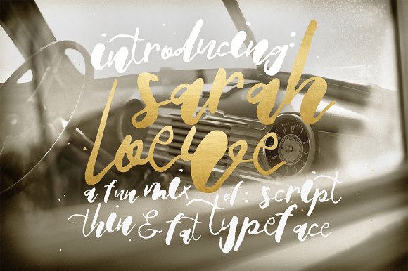 Sarah Loewe: A Playful Script Font for Makers