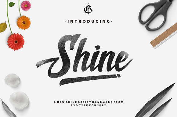 Shine Font: A Bold Display Typeface for Web Design