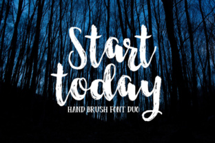 Start Today: A Hand-Brushed Typeface for Modern Editorial