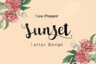 Sunset Script: A Typeface for Warm Editorial Design